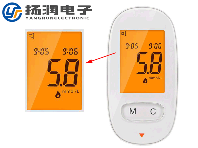 血糖儀LCD液晶顯示屏