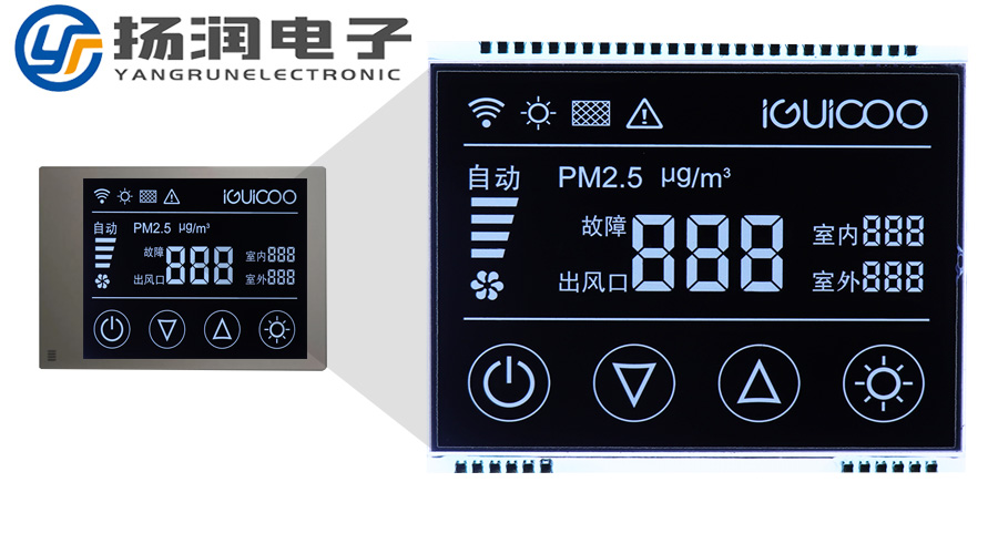 空調(diào)線(xiàn)控器液晶LCD顯示屏